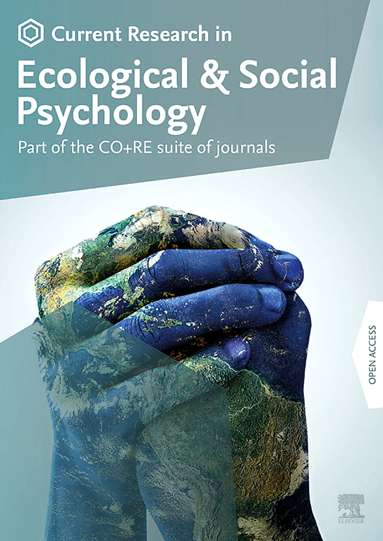 Go to journal home page - Current Research in Ecological and Social Psychology